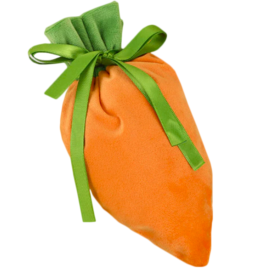 Мешок для сладостей «Морковка» бархатный 10х15 см  | Фото — Магазин Andy Chef  1