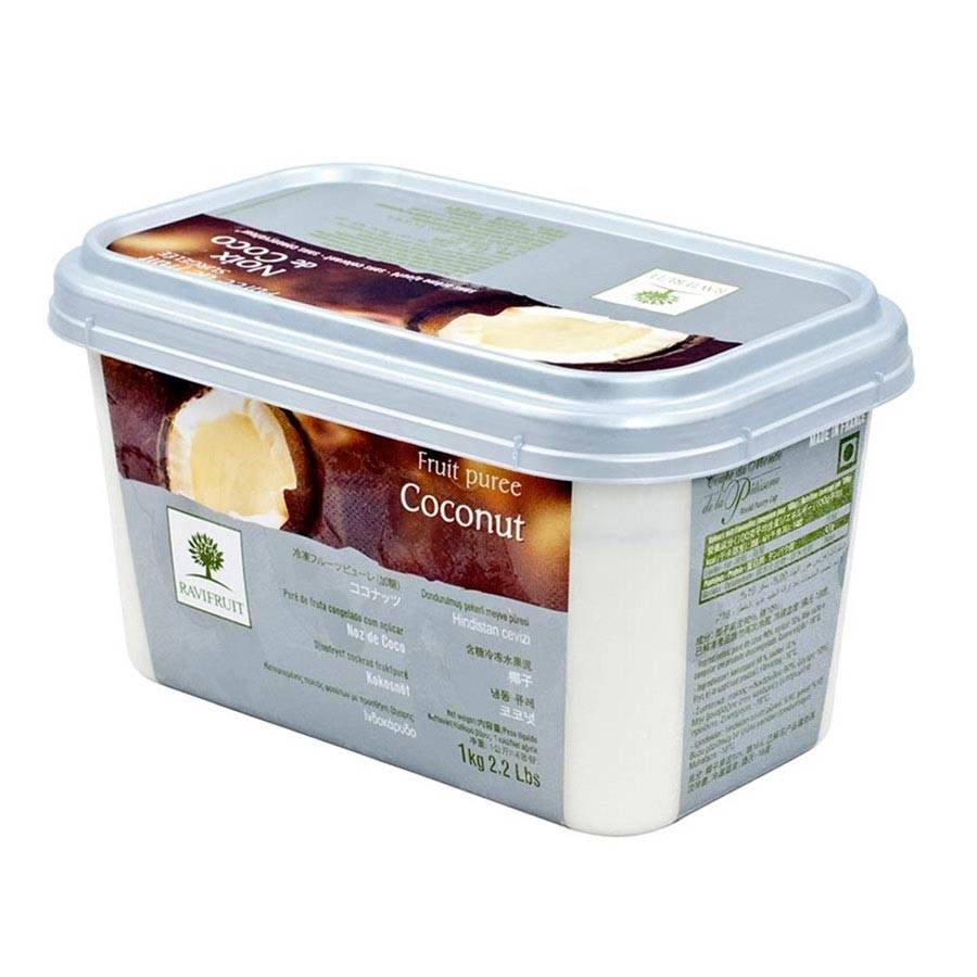 Пюре замороженное Кокос, Ravifruit, Франция, 1 кг  | Фото — Магазин Andy Chef  1