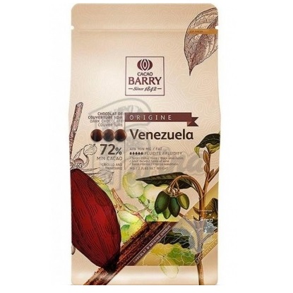 Шоколад тёмный Venezuela 72%, Cacao Barry, Франция, 1 кг  | Фото — Магазин Andy Chef  1