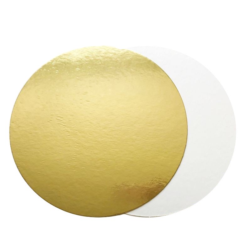 Подложка для торта Золото/Белая 24 см, толщина 3,2 мм  | Фото — Магазин Andy Chef  1