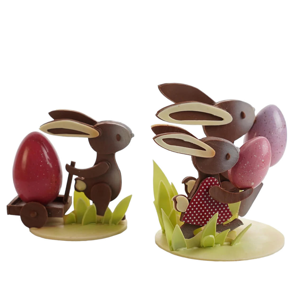 Набор пластиковых трафаретов для шоколада «Кролики», FoxcLab от Ольги Пениоза, 3 шт.  | Фото — Магазин Andy Chef  1