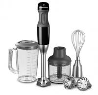 Блендер гомогенизатор погружной KitchenAid ARTISAN, 5 скоростей, с дополнительными аксессуарами, черный Блендер гомогенизатор погружной KitchenAid ARTISAN, 5 скоростей, с дополнительными аксессуарами, черный | Фото — Магазин Andy Chef