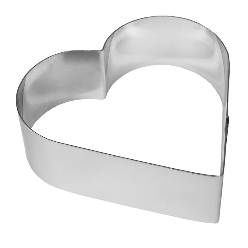 Форма металлическая «Сердце» 17х15,5 см  | Фото — Магазин Andy Chef  1