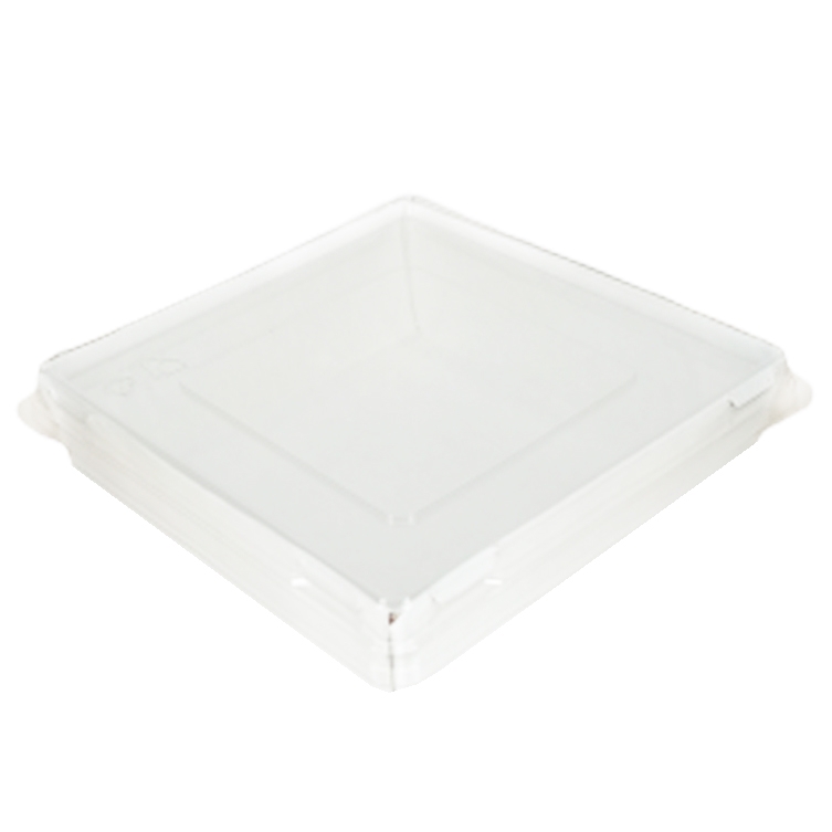 Крышка для коробки плоская пластиковая 10,5х10,5 см   | Фото — Магазин Andy Chef  1