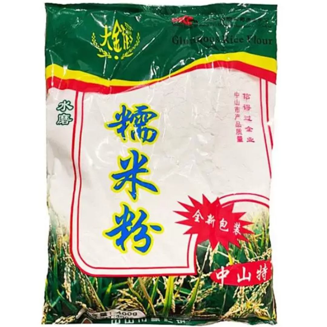 Мука рисовая клейкая, Glutinous Rice Flour, 400 г  | Фото — Магазин Andy Chef  1