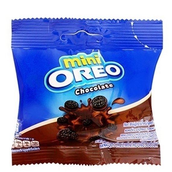 Печенье OREO Mini с шоколадным кремом, Индонезия,  20,4 г  | Фото — Магазин Andy Chef  1