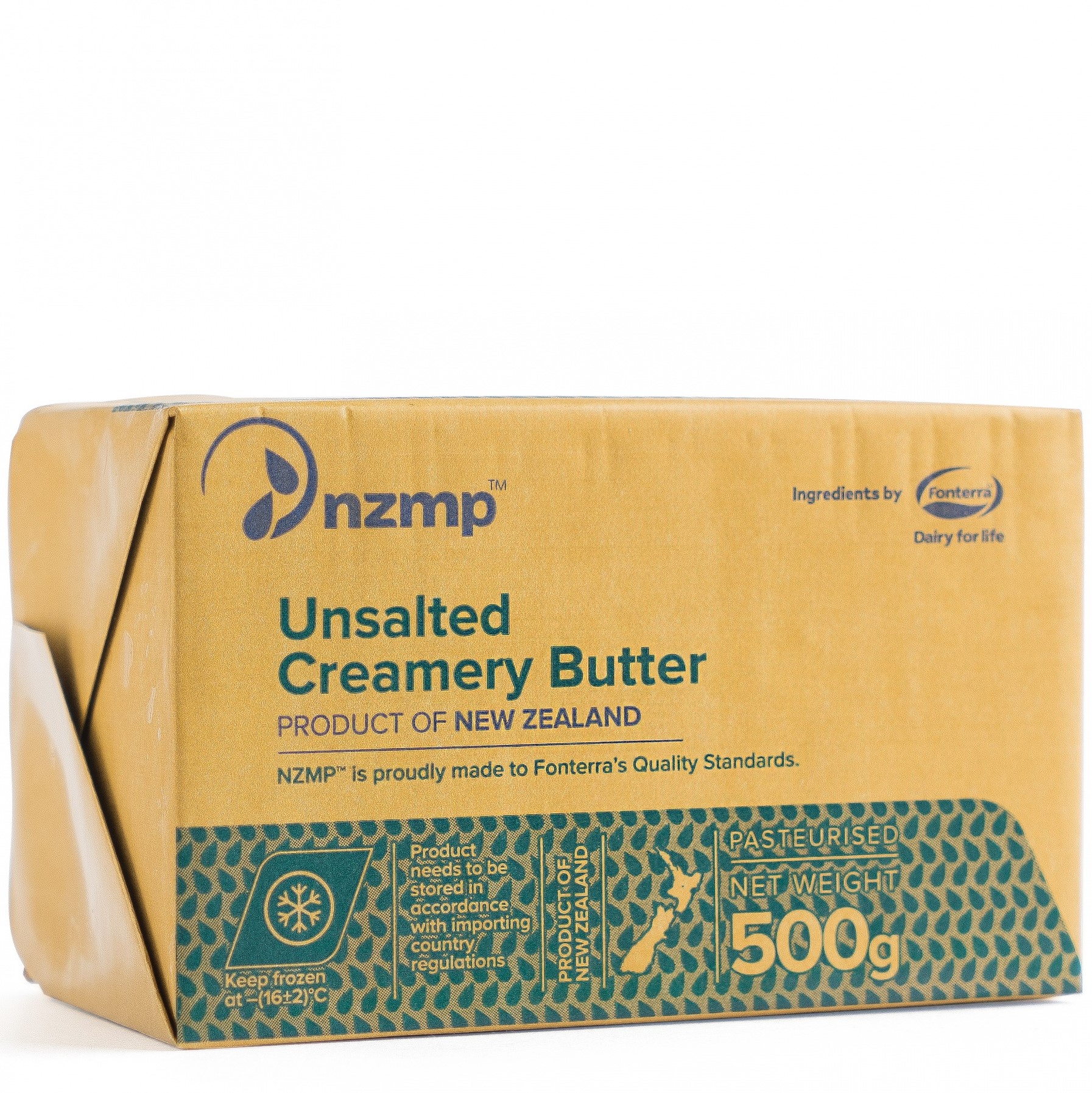 Масло сладко-сливочное несолёное 82,9 %, NZMP, Новая Зеландия, 500 г  | Фото — Магазин Andy Chef  1