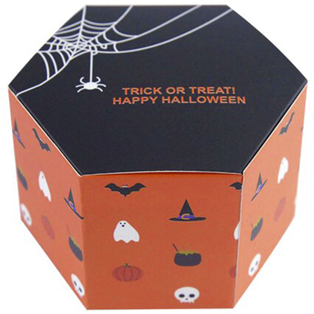 Коробка для сладостей Happy Halloween 8,5х8,5х5,5 см  | Фото — Магазин Andy Chef  1