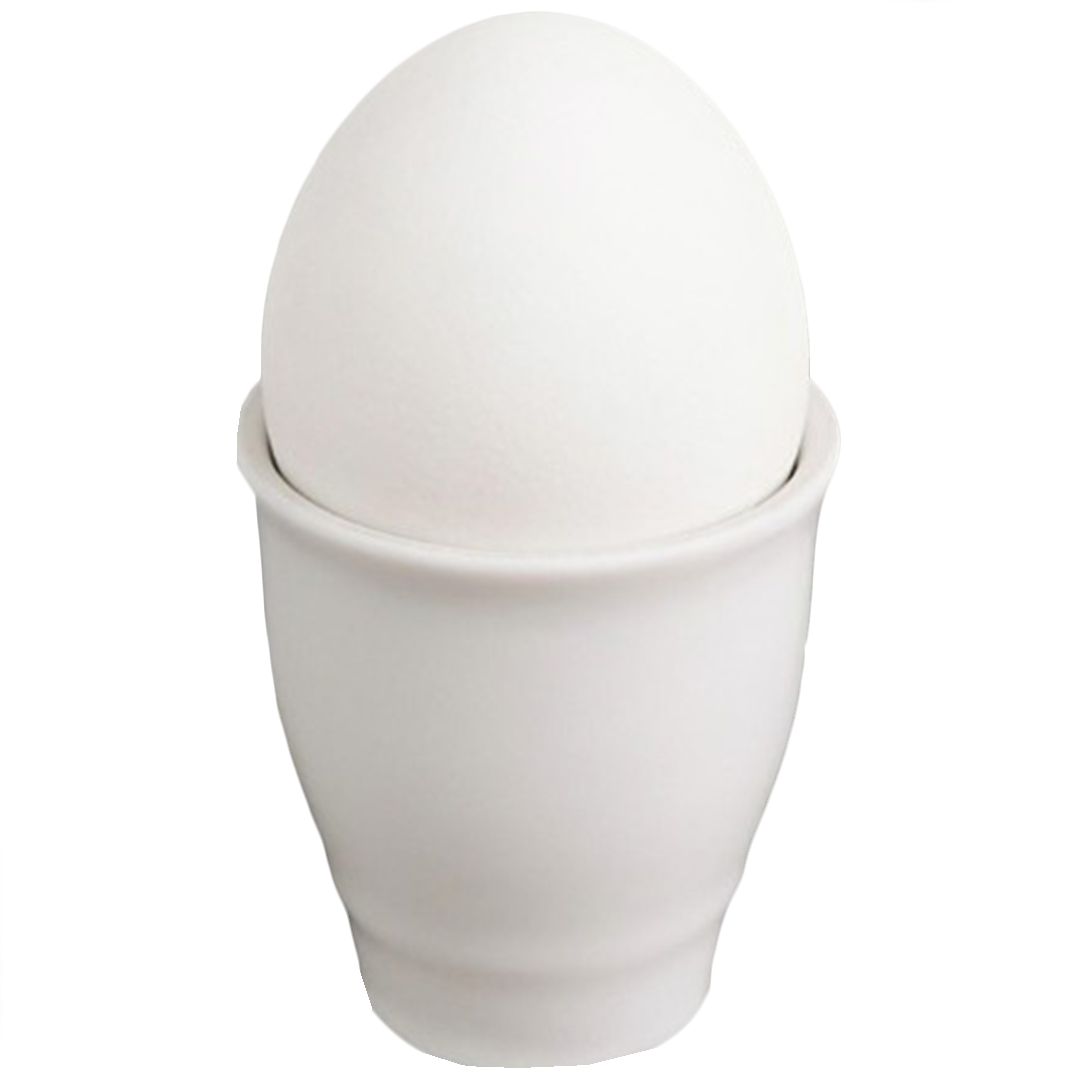 Подставка для яйца фарфоровая белая 4,3 см  | Фото — Магазин Andy Chef  1