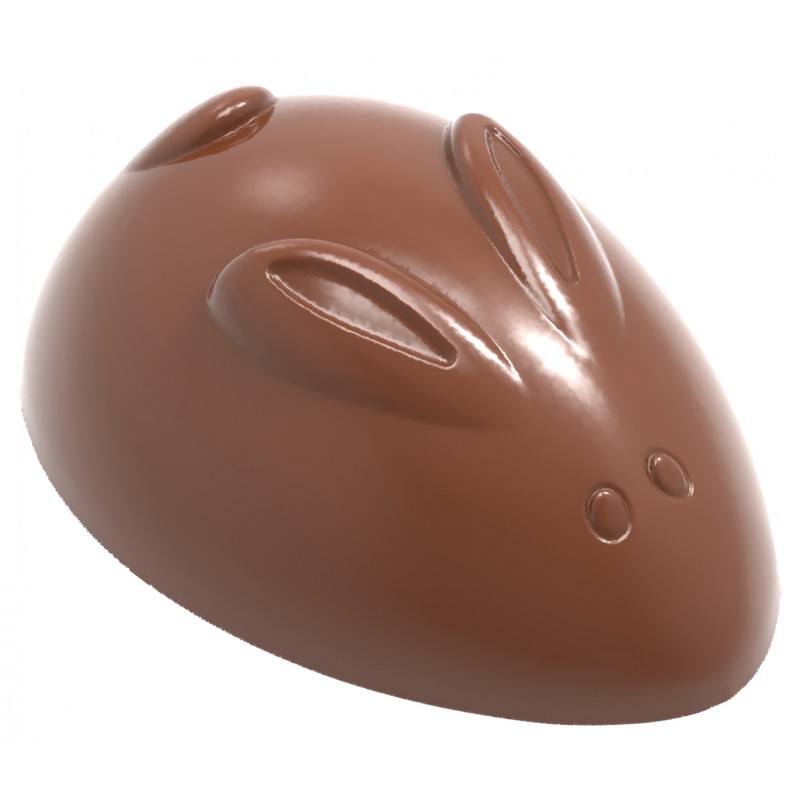 Форма для шоколада «Абстрактный кролик» (Abstract Rabbit) CW1875 поликарбонатная, 12 ячеек, Chocolate World, Бельгия  | Фото — Магазин Andy Chef  1