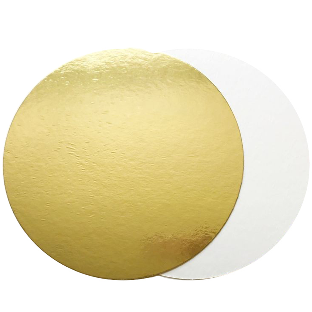 Подложка для торта Золото/Белая 32 см, толщина 1,5 мм  | Фото — Магазин Andy Chef  1