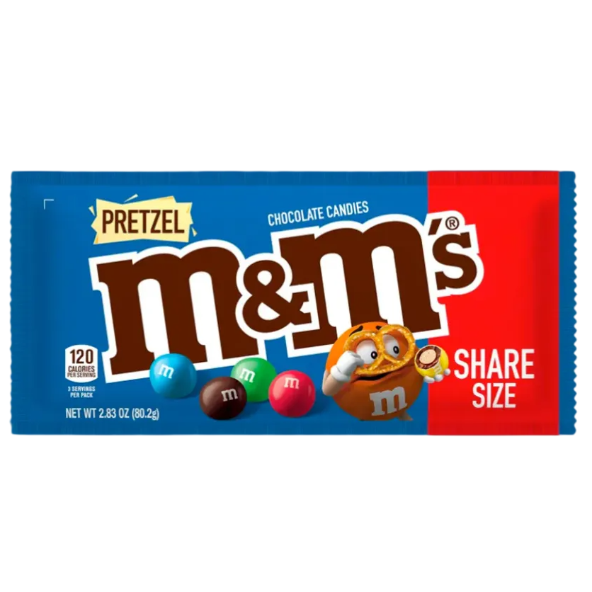 Драже с кренделем Pretzel, M&M's, США, 80,2 г  | Фото — Магазин Andy Chef  1