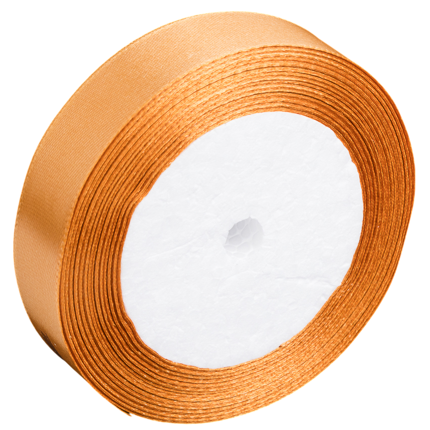 Лента атласная Золотая 2 см, 10 м  | Фото — Магазин Andy Chef  1