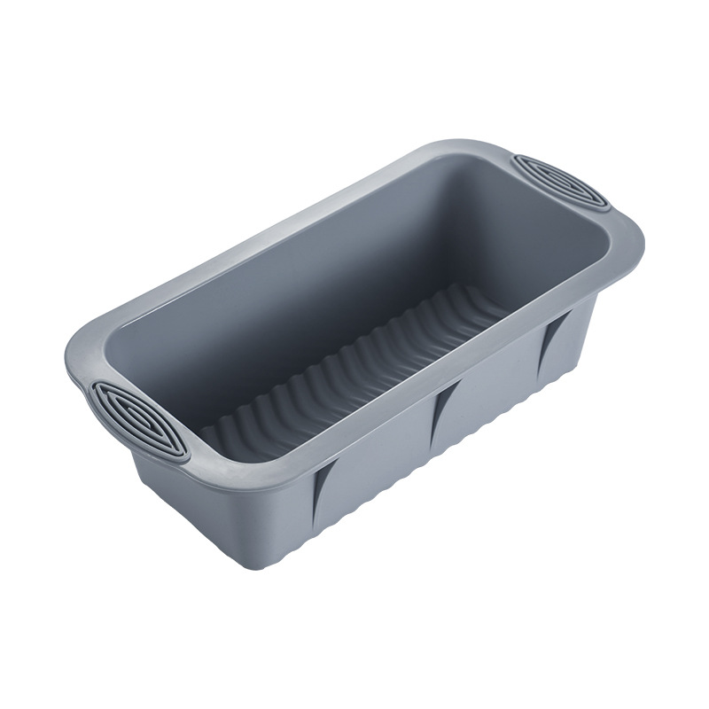 Форма для кекса прямоугольная серая 20,6х10х7 см, Две Морковки  | Фото — Магазин Andy Chef  1