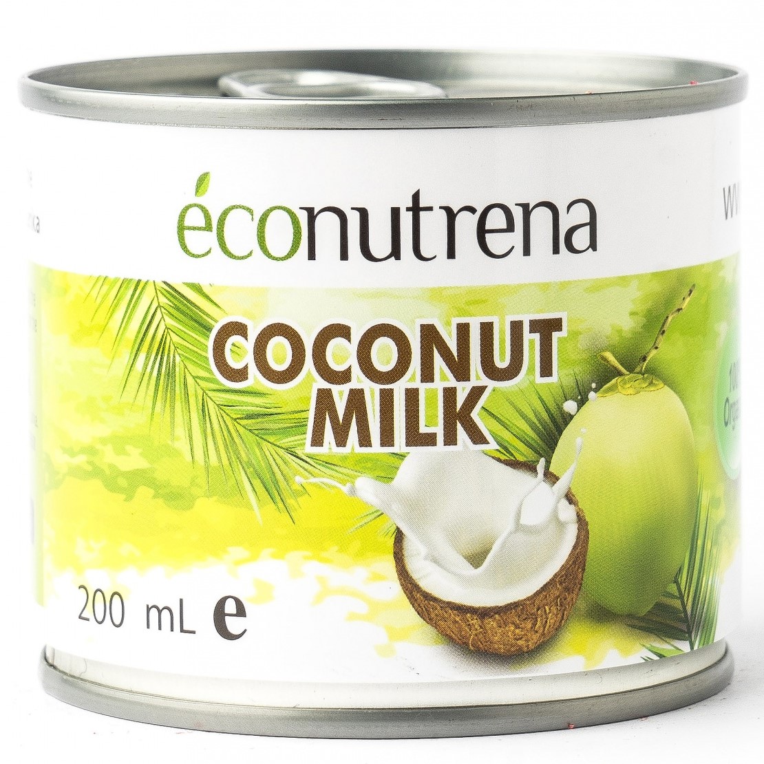 Кокосовое молоко органик 17%, Econutrena, Шри-Ланка, 200 мл  | Фото — Магазин Andy Chef  1