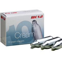 Баллончики для сифона N2O для сливок и муссов, Mosa, 10 шт.