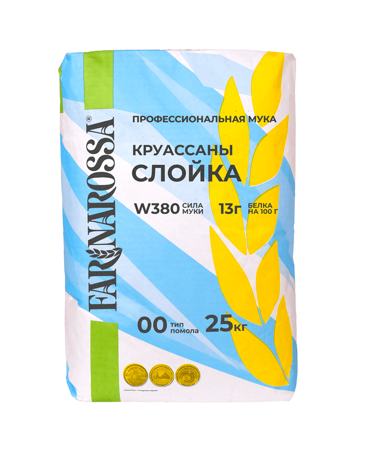 Мука пшеничная для круассанов и слойки, Farina Russa, 25 кг  | Фото — Магазин Andy Chef  1