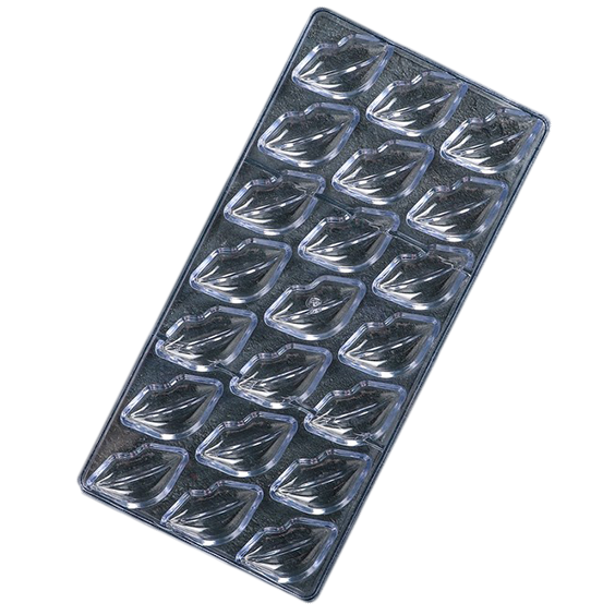 Форма для шоколада «Губки» из плотного пластика 21 ячейка, 4,8×2,5 см  | Фото — Магазин Andy Chef  1