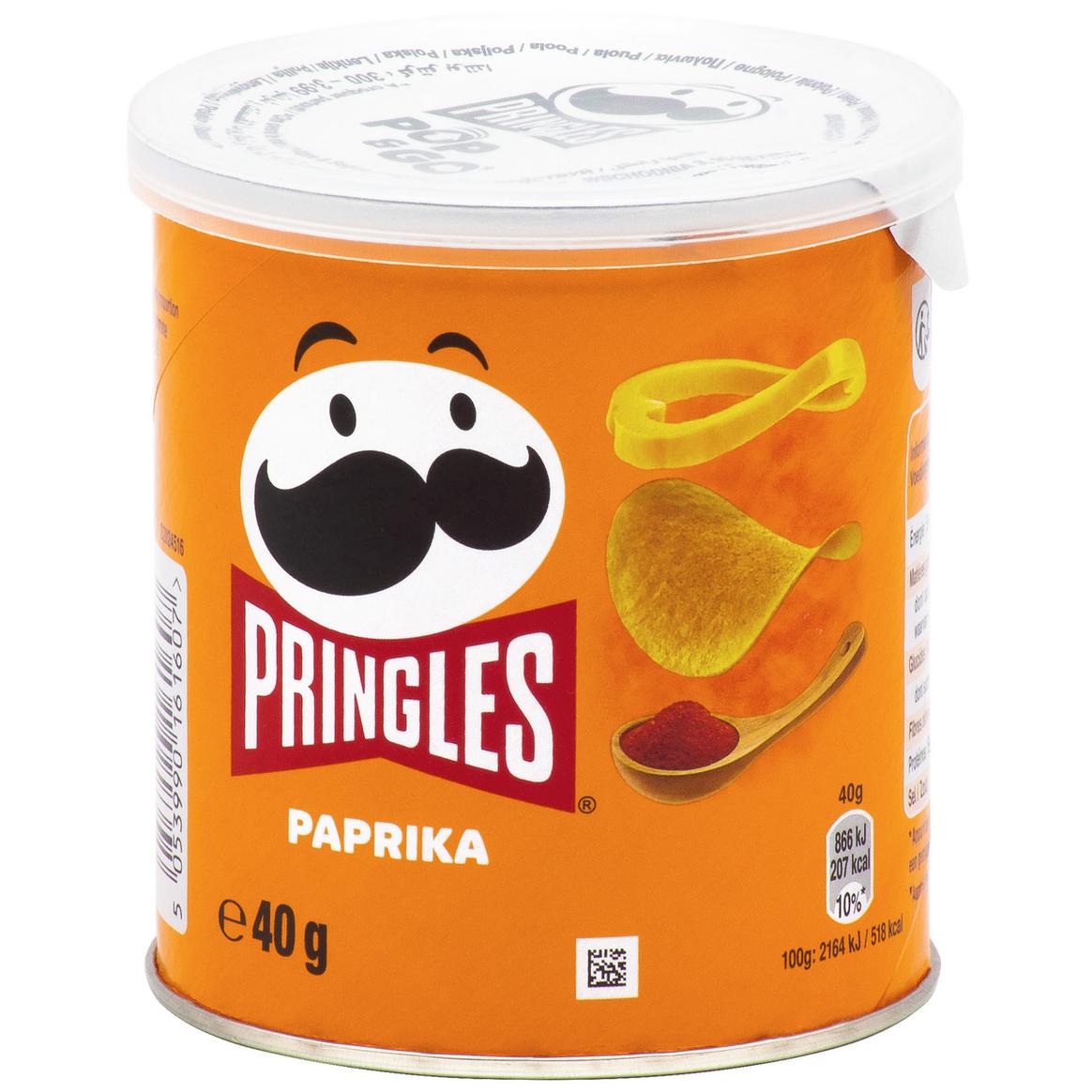Чипсы картофельные со вкусом паприки Pringles Paprika, 40 г  | Фото — Магазин Andy Chef  1