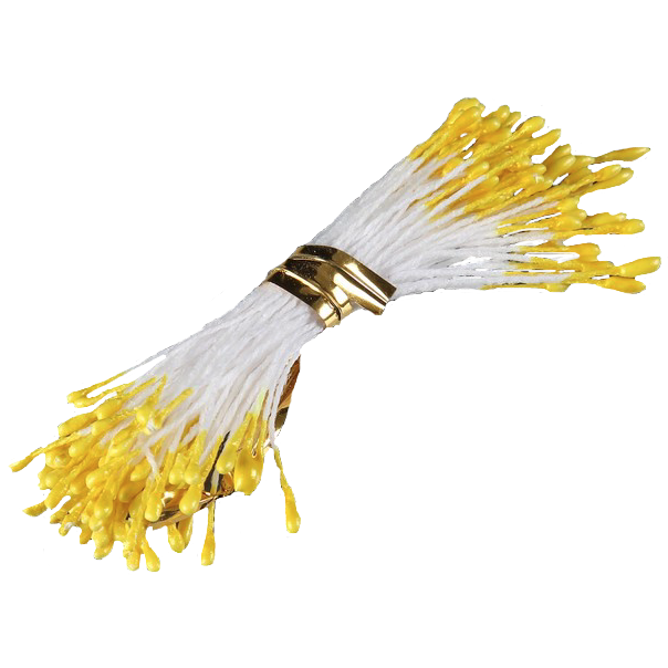 Тычинки для украшения цветов из мастики Жёлтые, 50 шт.  | Фото — Магазин Andy Chef  1