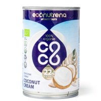 Кокосовые сливки органик 22%, Econutrena, Шри-Ланка, 400 мл