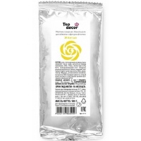 Мастика ванильная Жёлтая, Top Decor, Россия, 100 г (срок годности до 24.04.2026)