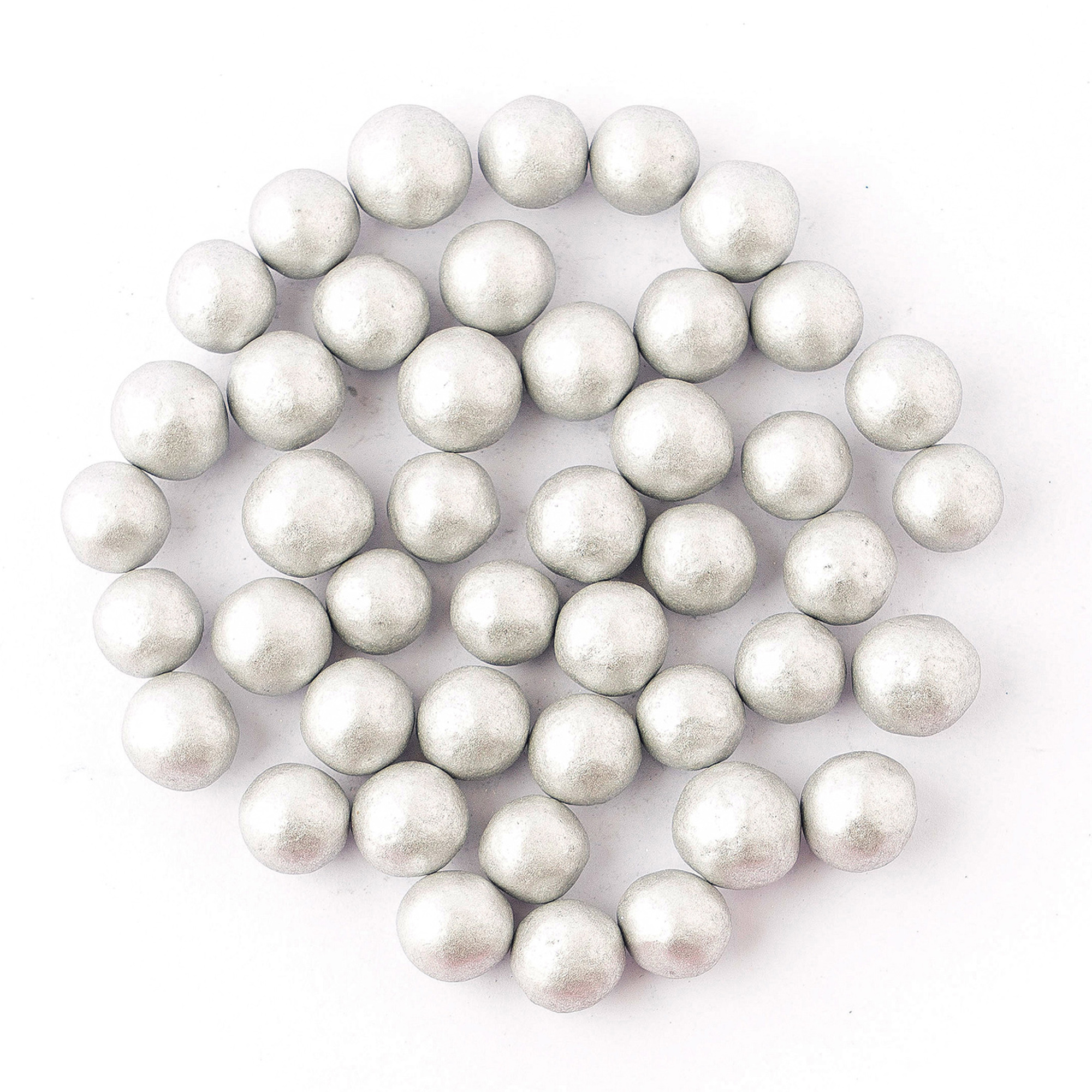 Сахарные шарики «Серебро», размер M, 100 г  | Фото — Магазин Andy Chef  1
