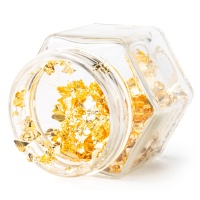 Золото пищевое сусальное кусочками 4-6 мм, Две морковки