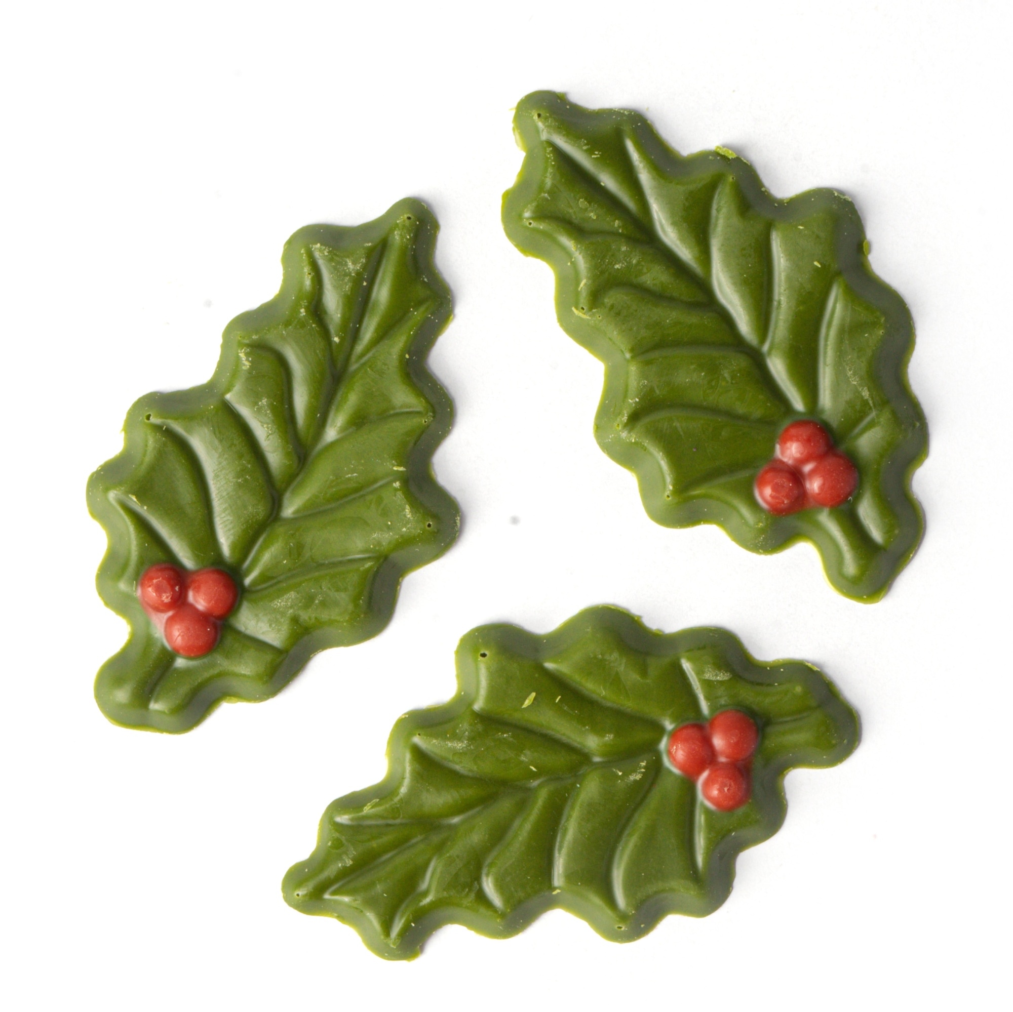 Шоколадный декор «Остролист», Dobla, Вьетнам, 190 шт. (коробка)  | Фото — Магазин Andy Chef  1