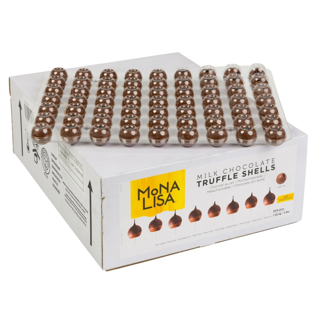 Капсулы для трюфелей из молочного шоколада, Callebaut, Бельгия, 504 шт.  | Фото — Магазин Andy Chef  1