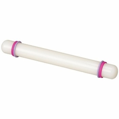 Скалка гладкая с ограничителями 32,5 см (нет упаковки)  | Фото — Магазин Andy Chef  1