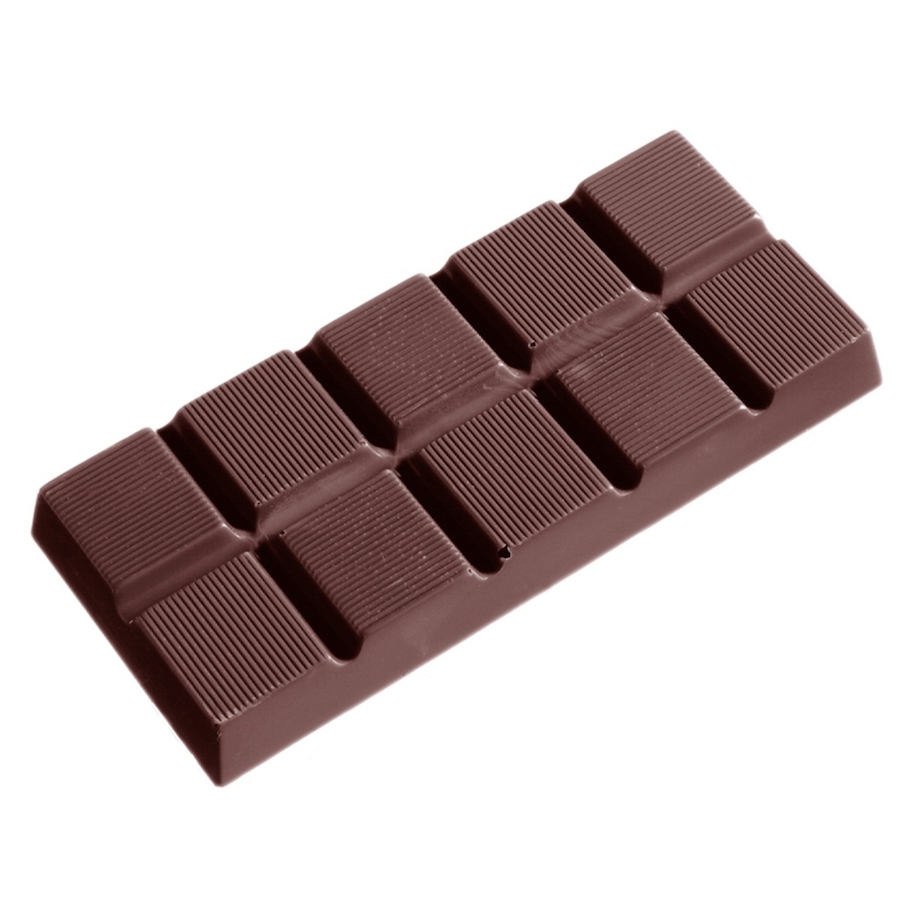 Форма для шоколада «Плитка» поликарбонатная CW1367, Chocolate World, Бельгия  | Фото — Магазин Andy Chef  1
