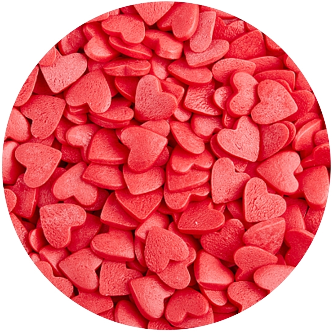 Сахарная посыпка «Сердца красные», Top Decor, 30 г  | Фото — Магазин Andy Chef  1