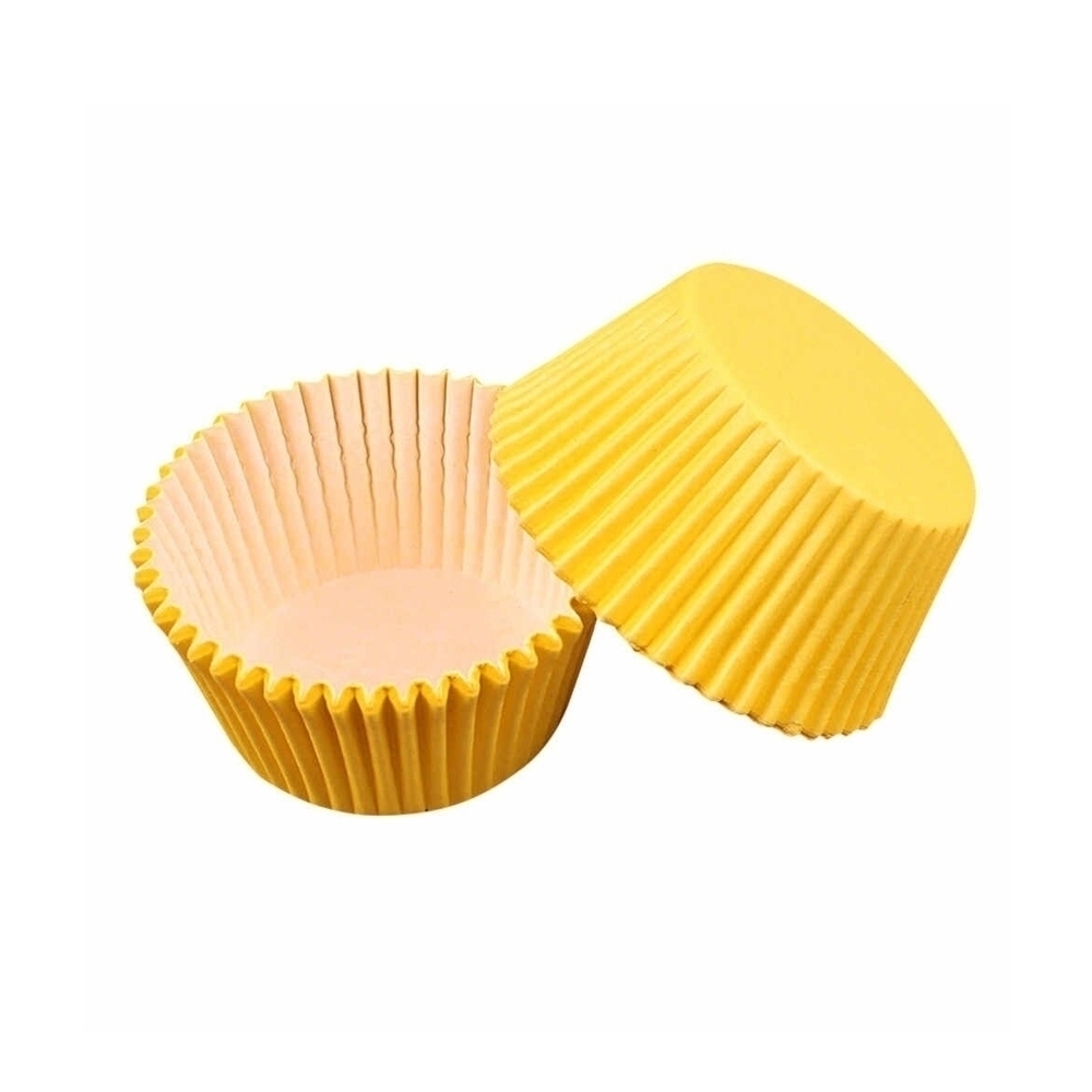 Капсулы для конфет Жёлтые 30х23 мм, 50 шт  | Фото — Магазин Andy Chef  1