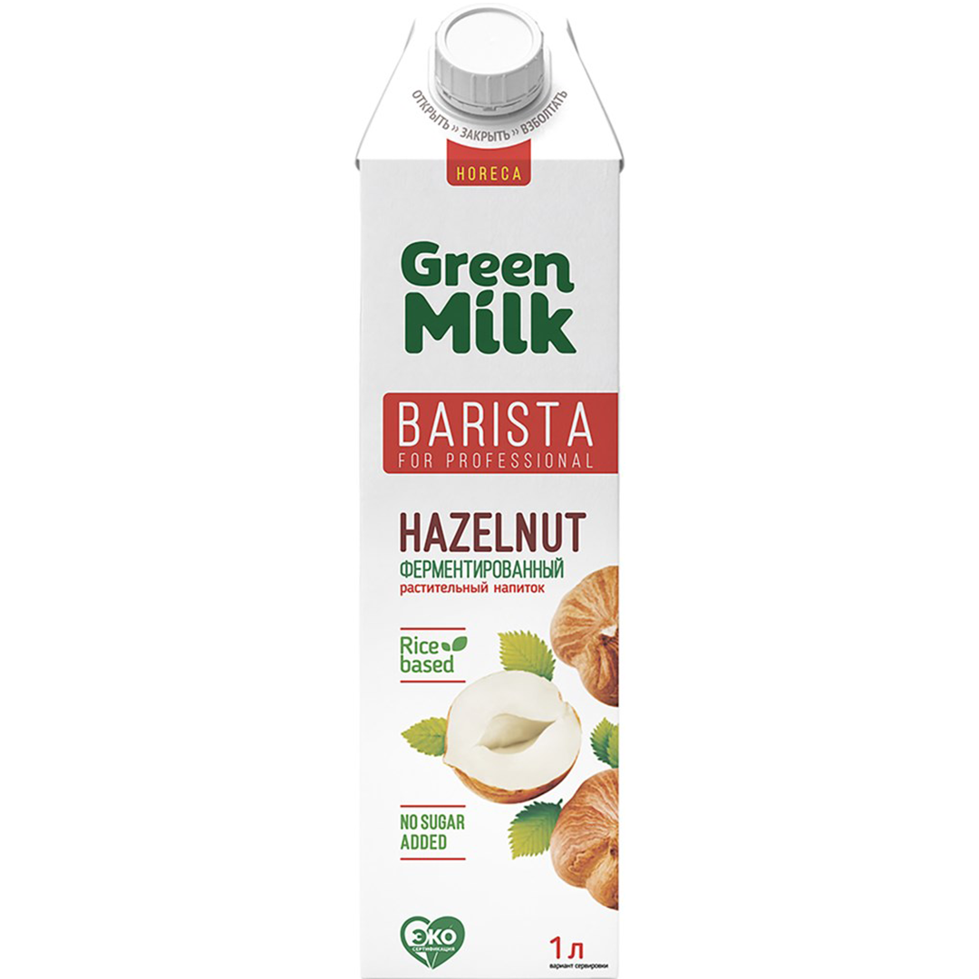 Напиток фундучный без сахара 1,5%, Green Milk Professional, 1л