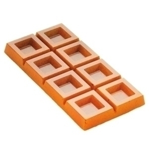 Форма для шоколада «Блоки» поликарбонатная MA2025, 3 ячейки, Martellato, Италия  | Фото — Магазин Andy Chef  1