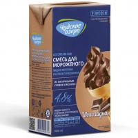 Смесь для мороженого шоколадная 4,8%, Чудское озеро, 1 л
