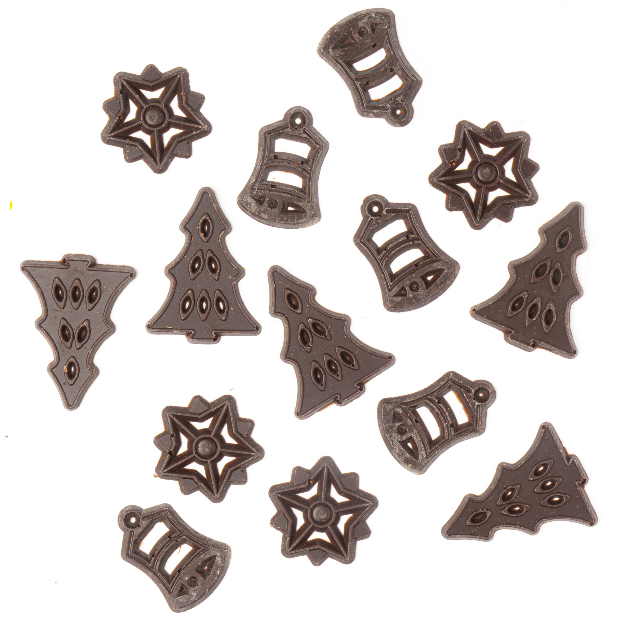 Шоколадный декор «Новогодний», Dobla, Бельгия, 15 шт.  | Фото — Магазин Andy Chef  1