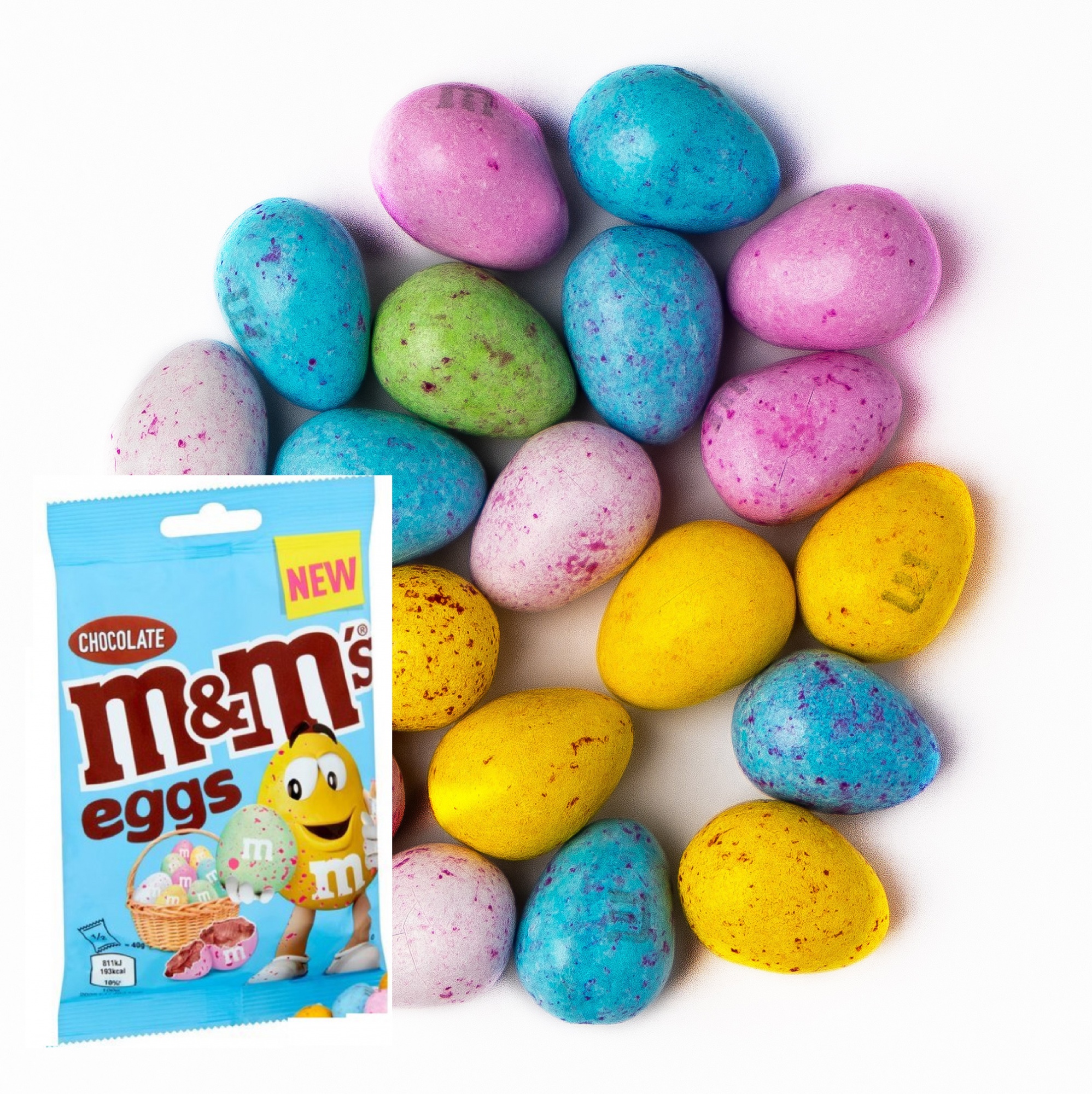 Яйца M&M'S Mini Eggs (лимитированная коллекция), США, 80 г  | Фото — Магазин Andy Chef  1