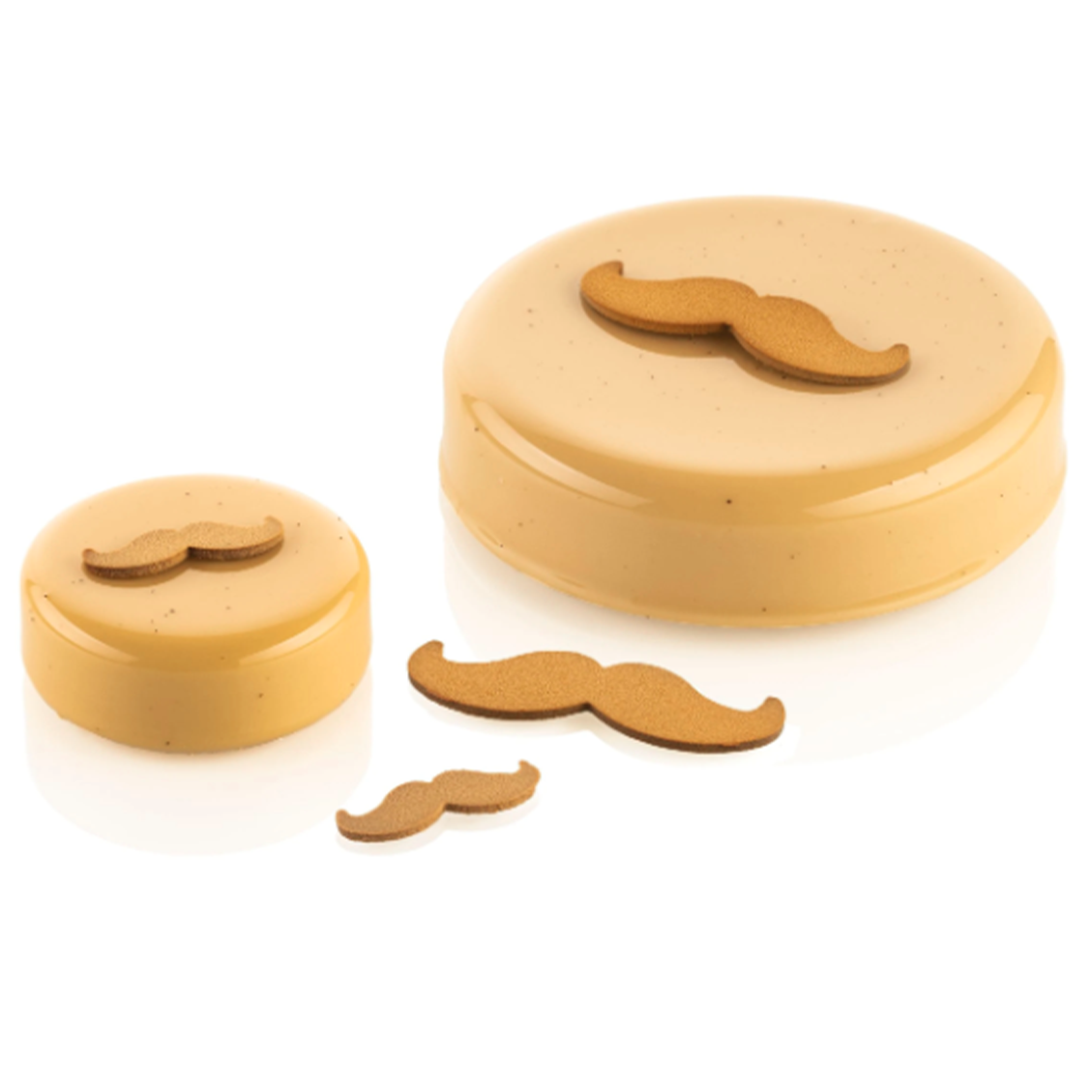Коврик-шаблон силиконовый «Усы» (Mustache), 29х21 см, Silikomart  | Фото — Магазин Andy Chef  1