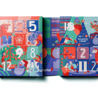 Адвент-календарь «Время волшебства» шоколадный, 24 ячейки