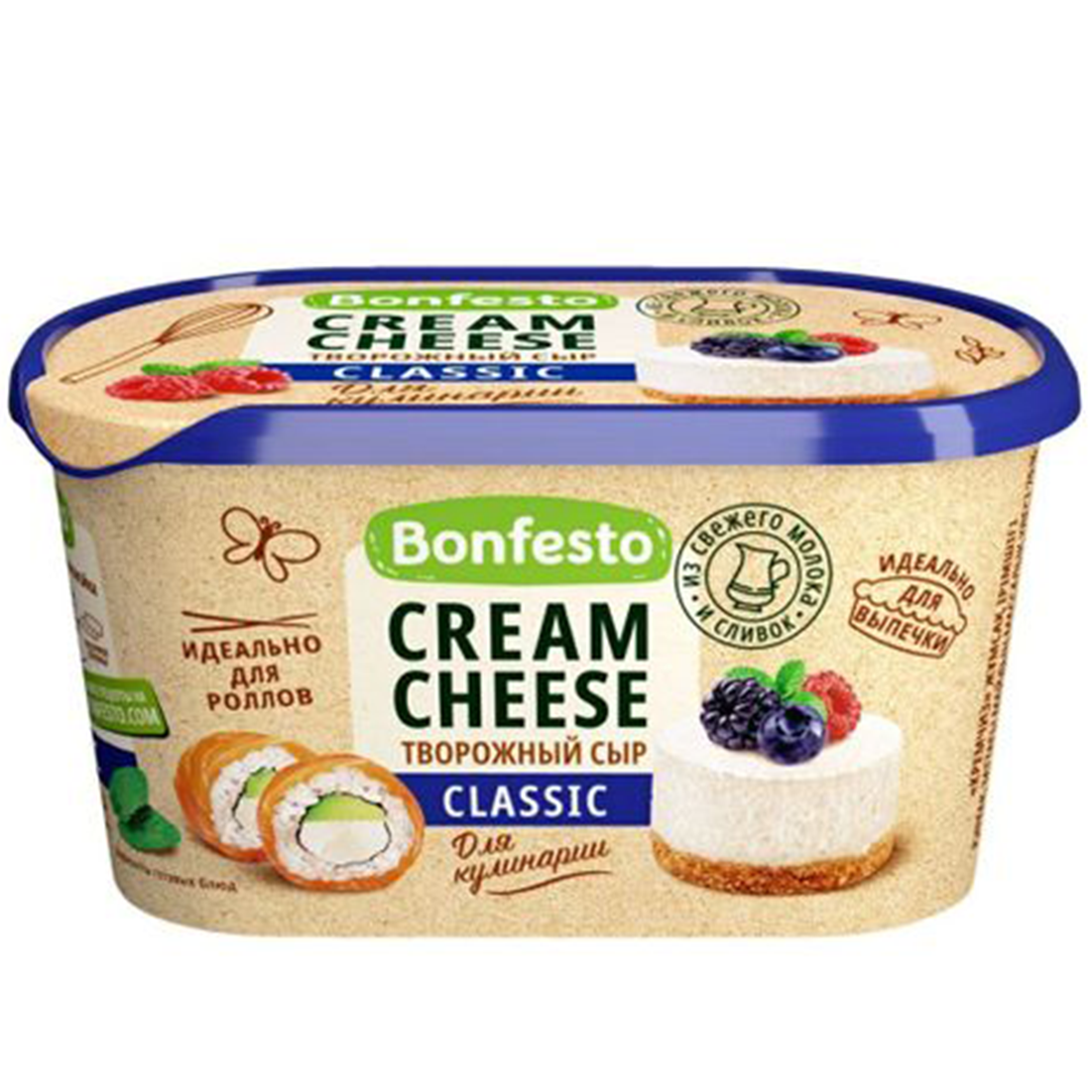 Сыр творожный Bonfesto 70%, 400 г  | Фото — Магазин Andy Chef  1