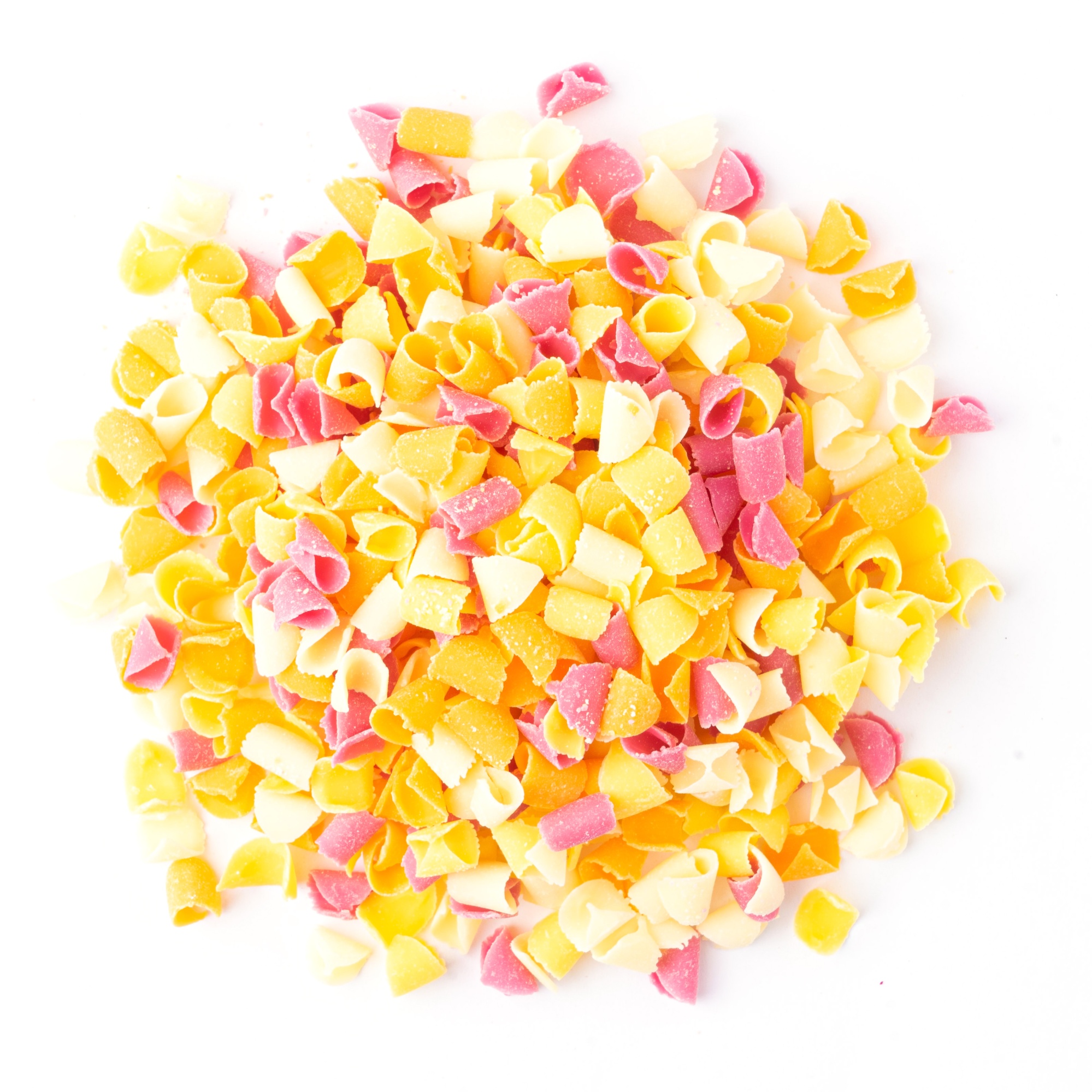 Шоколадная стружка «Кудри» разноцветная, Dobla, Бельгия, 50 г (срок годности до 18.06.2026)  | Фото — Магазин Andy Chef  1