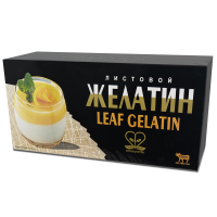 Желатин листовой говяжий (Халяль), 180 блум, 1 кг
