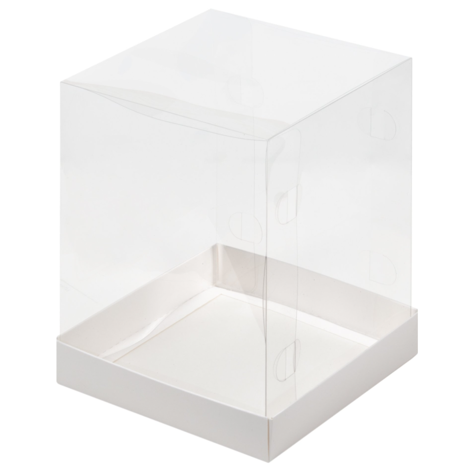 Коробка для кулича Белая 15х15х20 см  | Фото — Магазин Andy Chef  1