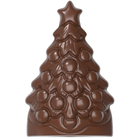 Форма для шоколада «Ель нарядная» поликарбонатная CW12051, Chocolate World, Бельгия