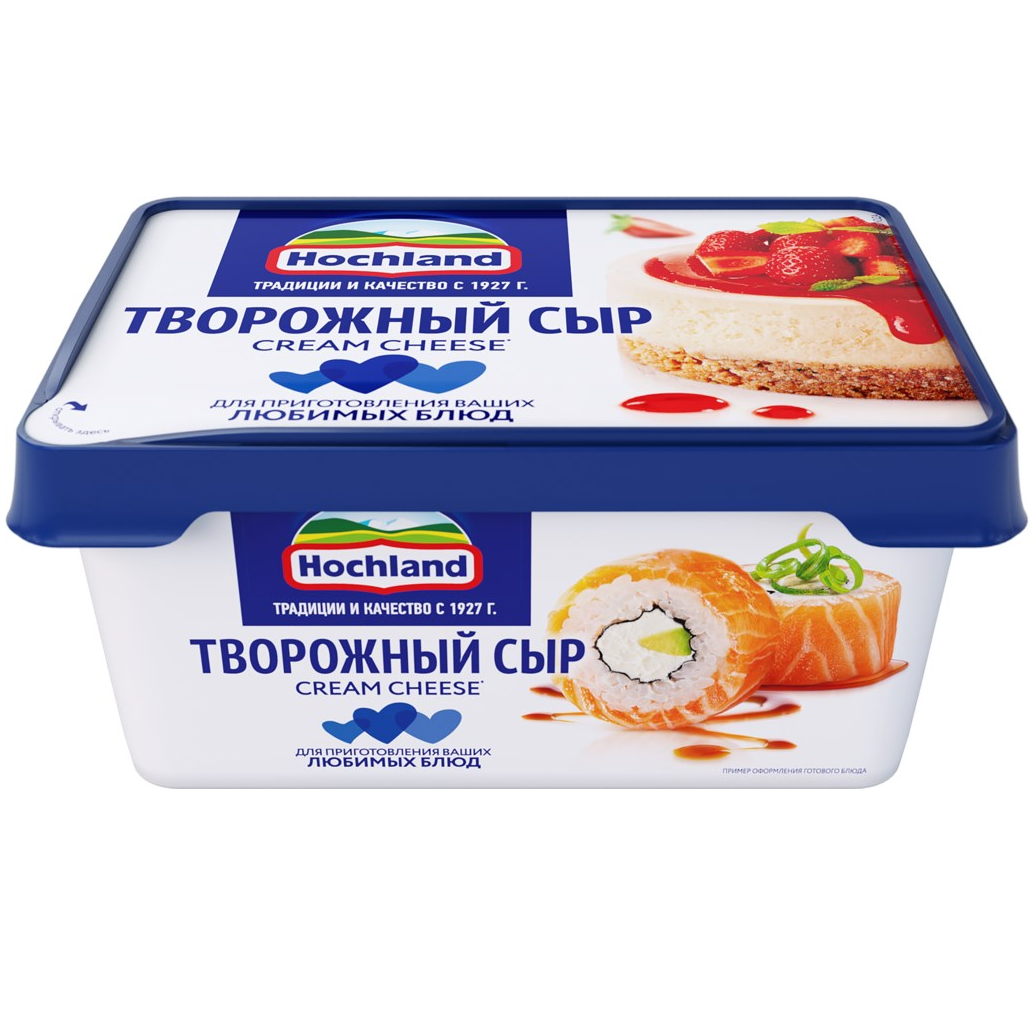 Купить сыр творожный Cremette, Hochland, 800 г - цена в Москве