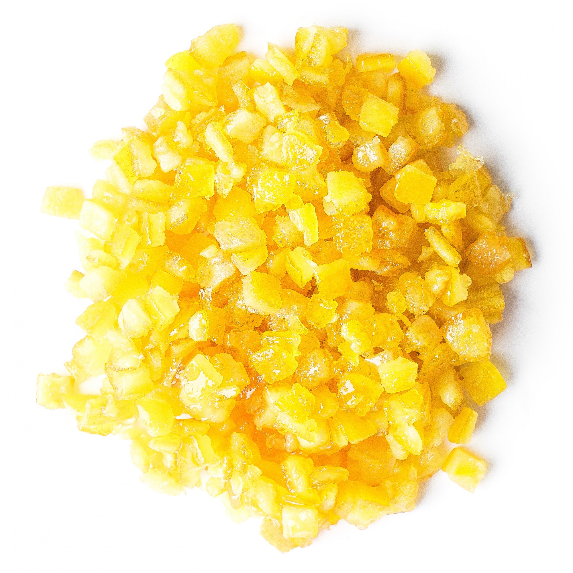 Цукаты лимонные засахаренные кубики 6х6 мм, Италия, 100 г (срок годности до 27.02.2026)  | Фото — Магазин Andy Chef  1