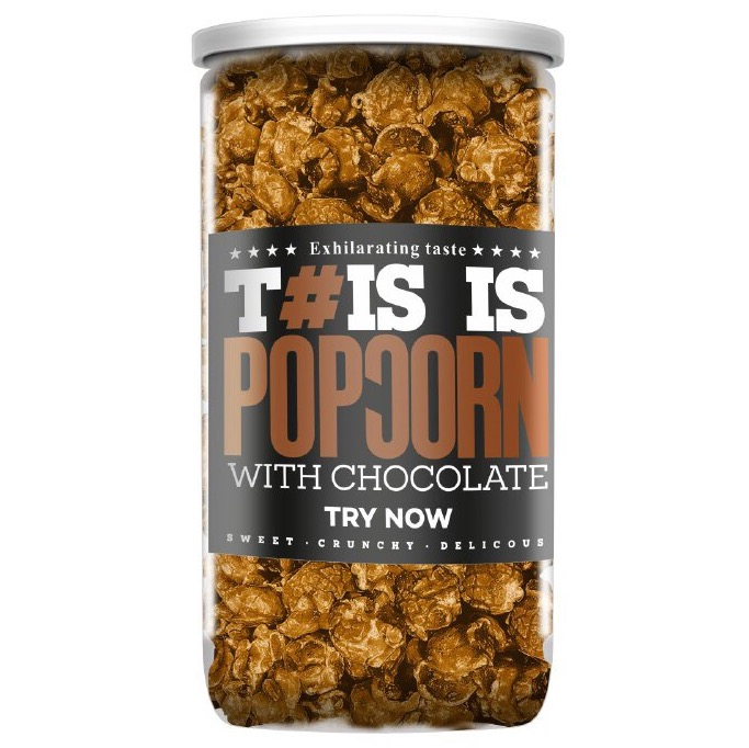 Попкорн с шоколадом, This is Popcorn, 150 г (срок годности до 06.01.2025)  | Фото — Магазин Andy Chef  1