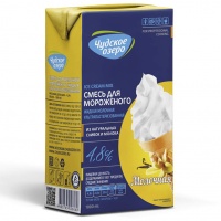 Смесь для мороженого молочная 4,8%, Чудское озеро, 1 л